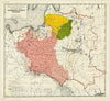 Map : Poland 1919, Wschodnie granice Polski , Antique Vintage Reproduction