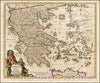 Historic Map - Exactissima totius Archipelagi nec non Graeciae Tabula in qua omnes :: Visscher's of the Greek Islands, the Aegean, Crete, Asia Minor, 1680 - Vintage Wall Art