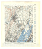 Map : New York City folio, Paterson, Harlem, Staten Island and Brooklyn quadrangles, New York-New Jersey, 1902 Cartography Wall Art :