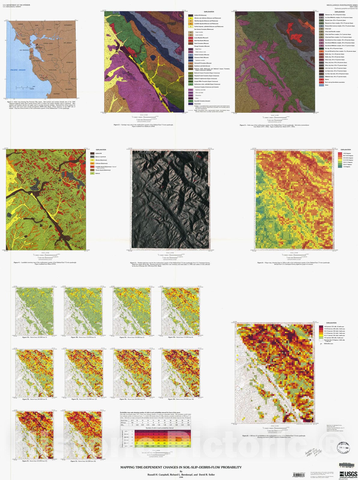 Map : Mapping time-dependent changes in soil-slip-debris-flow probabil ...