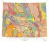 Map : Geologic map of Wyoming, 1985 Cartography Wall Art :