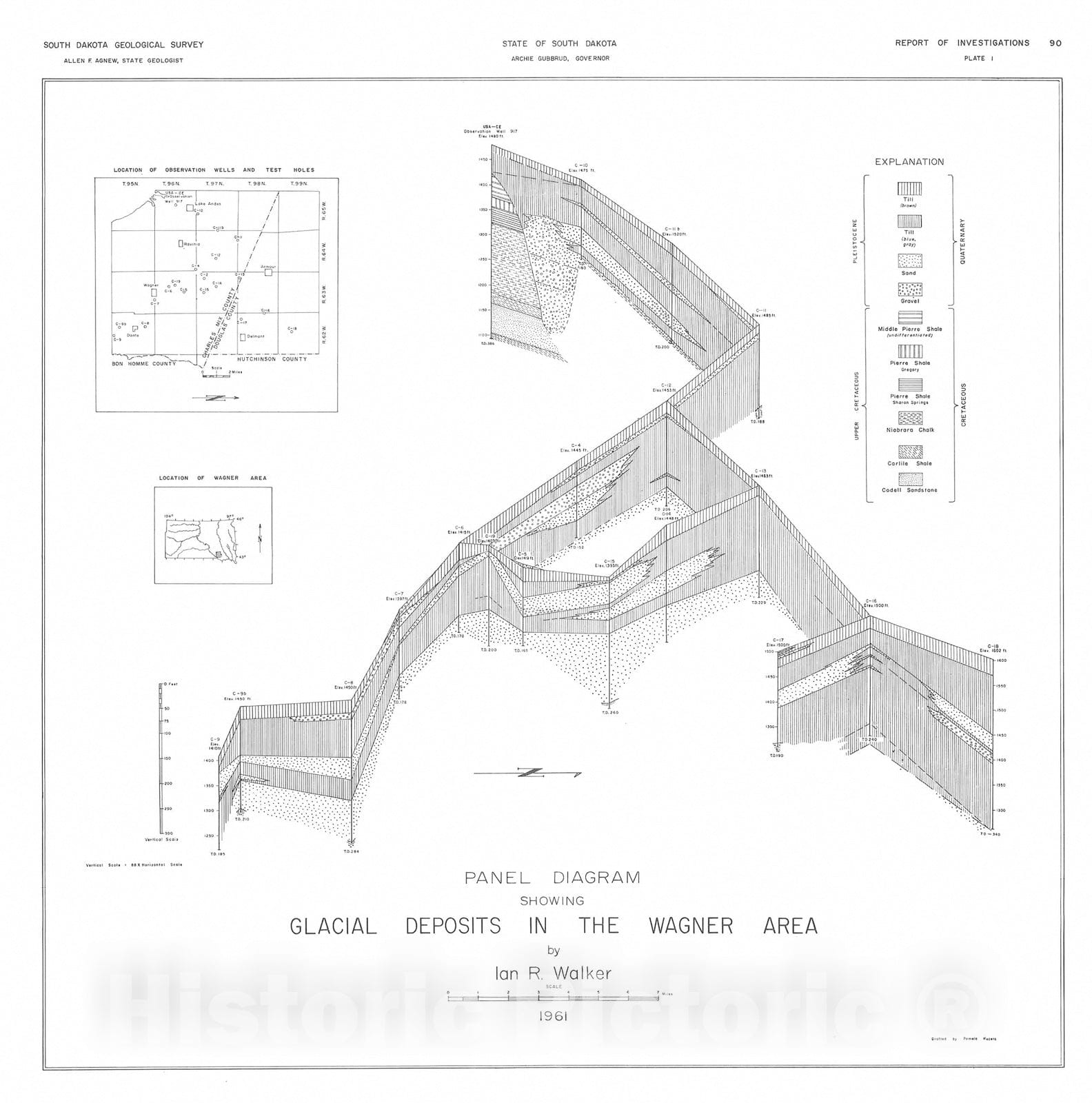 Map Shallow ground water resources in the Wagner area, Charles Mix a