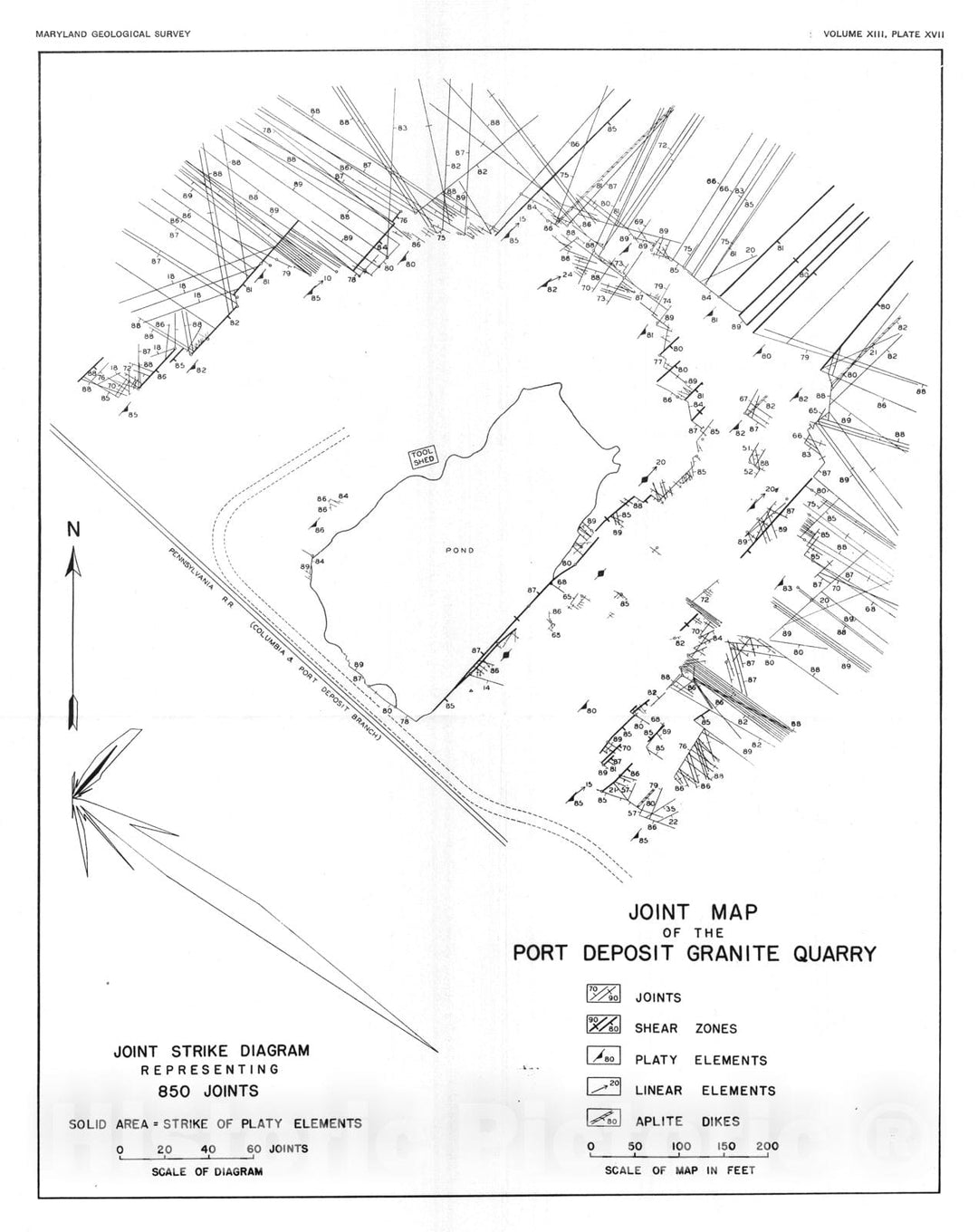 Map : Volume 13, General reports of the Maryland Geological Survey, 1937 Cartography Wall Art :