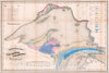 Historic Map : Geological Map of The Lake Superior Land District in the State of Michigan, 1849, Josiah Dwight Whitney, Vintage Wall Art