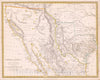 Historic Map : Central America II. Including Texas, California and the Northern States of Mexico, 1842, SDUK, v4, Vintage Wall Art