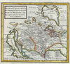Historic Map : The United States w/Insular California, Moll, 1701, Vintage Wall Art