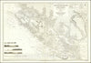 Historic Map : Vancouver Island and Adjacent Shores of British Columbia Surveyed by Captn. G. H. Richards, R.N., 1859-1865, 1865, Vintage Wall Art