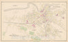 Historic Map : Rochester 1892 , Town and City Atlas State of New Hampshire , v5, Vintage Wall Art