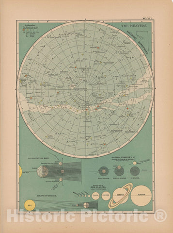 Historic Map : World Map 1897 , The Century Atlas World , v2, Vintage Wall Art
