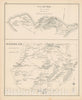 Historic Map : Newcastle & Windham 1892 , Town and City Atlas State of New Hampshire , Vintage Wall Art