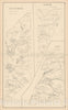 Historic Map : Lee & Madbury & New Durham 1892 , Town and City Atlas State of New Hampshire , Vintage Wall Art