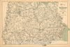 Historic Map : New Hampshire 1908 , Northeast U.S. State & City Maps , Vintage Wall Art