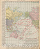Historic Map : World Map 1900 , Universal Atlas World , Vintage Wall Art