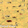 Pictorial map of Kansas, 1930 - Vintage Wall Art