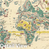 Historic Map : Adventure map of Captain Ezra Diamond. Copyright 1933 - Vintage Wall Art