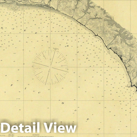 Historic Map : Drake's Bay, California. United States Coast And Geodetic Survey, 1883 - Vintage Wall Art