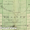 Historic Map : State Atlas Map, Counties of Emmet, Palo Alto, Kossuth, Winnebago and Hancock, State of Iowa. 1875 - Vintage Wall Art