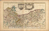 Historic Map : Pomerania (Germany, Poland)Le Duche de Pomeranie. 1708 , Vintage Wall Art