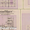 Historic Map : 1875 Plans of Brooklyn, Grinnell, Montezuma and Malcolm, State of Iowa. - Vintage Wall Art