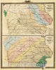 Historic Map : 1875 Geological map of the State of Iowa, Climatological map of the State of Iowa. - Vintage Wall Art