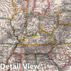 Historic Map : United States, 1834 56. Carte des Etates-Unis et de Territoire Missouri. , Vintage Wall Art