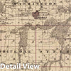 Historic Map : 1875 Map of Warren County, State of Iowa. - Vintage Wall Art