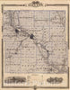 Historic Map : 1875 Map of Black Hawk County, State of Iowa. - Vintage Wall Art
