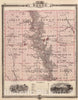 Historic Map : 1875 Map of Boone County, State of Iowa. - Vintage Wall Art