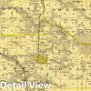 Historic Map : 1875 Map of Mahaska County, State of Iowa. - Vintage Wall Art