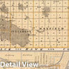 Historic Map : 1875 Map of Bremer County, Plan of Waverly, State of Iowa. - Vintage Wall Art