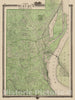 Historic Map - 1875 Plan of Dubuque, Dubuque County, State of Iowa. - Vintage Wall Art