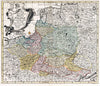 Historic Wall Map : Poland, , Europe 1753 Tabula Geographica Regni Poloniae , Vintage Wall Art