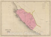 Historic Map : Peru, Ica (Peru : Dept.) 1865 Provincia litoral de Ica. , Vintage Wall Art