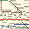 Historic Map - 1947 London Underground Diagram - Vintage Wall Art