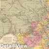Historic Map : 1853 Map of The State of Texas - Vintage Wall Art