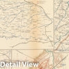 Historic Map : Bristow (Va.), Maryland, Decatur Region (Ga.) 1895 Orange Co, Va, Mine Run, Rapidan River. , Vintage Wall Art