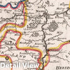 Historic Map : Belgium, , Europe Die Grafschaft Namur Nach dero Eigendlichen Lager, 1716 Atlas , Vintage Wall Art