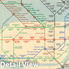 Historic Map : Underground Lines. Number 1, 1939, 1939 Vintage Wall Art
