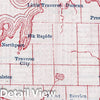 Historic Wall Map : 1866 County Seats in Michigan. Larrance's Post Office Chart, and maps of Ten States - Vintage Wall Art