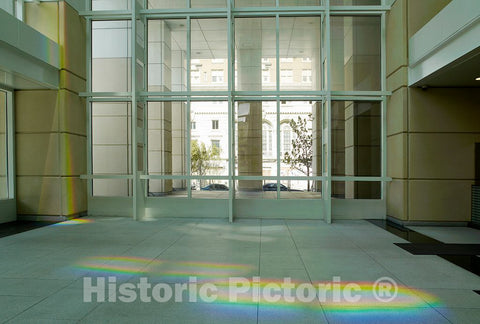 Photo- Sculpture"Solar Spectrum" at the Sam Gibbons U.S. Courthouse, Tampa, Florida 2 Fine Art Photo Reproduction