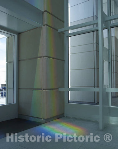 Photo- Sculpture Solar Spectrum at The Sam Gibbons U.S. Courthouse, Tampa, Florida 1 Fine Art Photo Reproduction