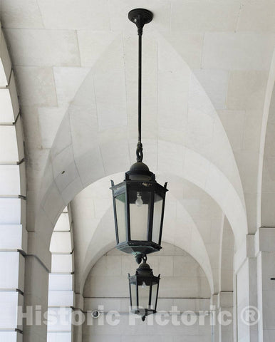 Photo - Exterior lamps, U.S. Courthouse, Tallahassee, Florida- Fine Art Photo Reporduction