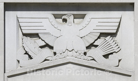 Providence, RI Photo - Front Detail, John O. Pastore Federal Building, Providence, Rhode Island