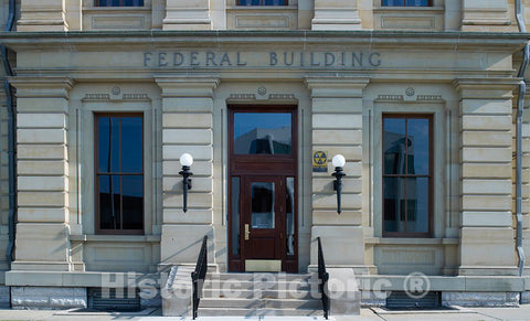 Photo - Front Exterior, Federal Building and U.S. Courthouse, Port Huron, Michigan- Fine Art Photo Reporduction