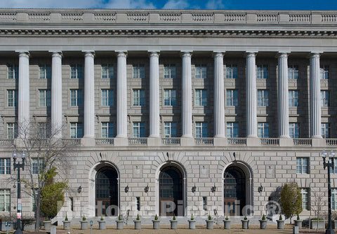 Photo - Exterior, United States IRS Building, Washington, D.C.- Fine Art Photo Reporduction