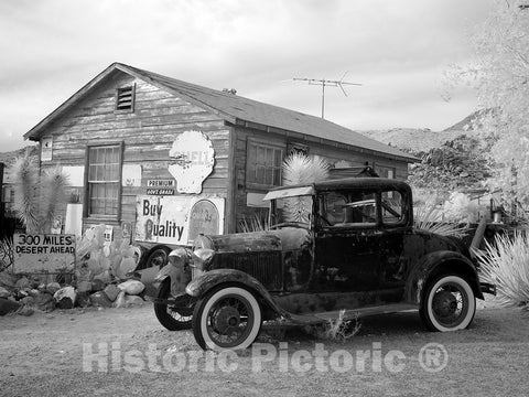 Hackberry, AZ Photo - View of Vintage car at The Hackberry General Store, Route 66-