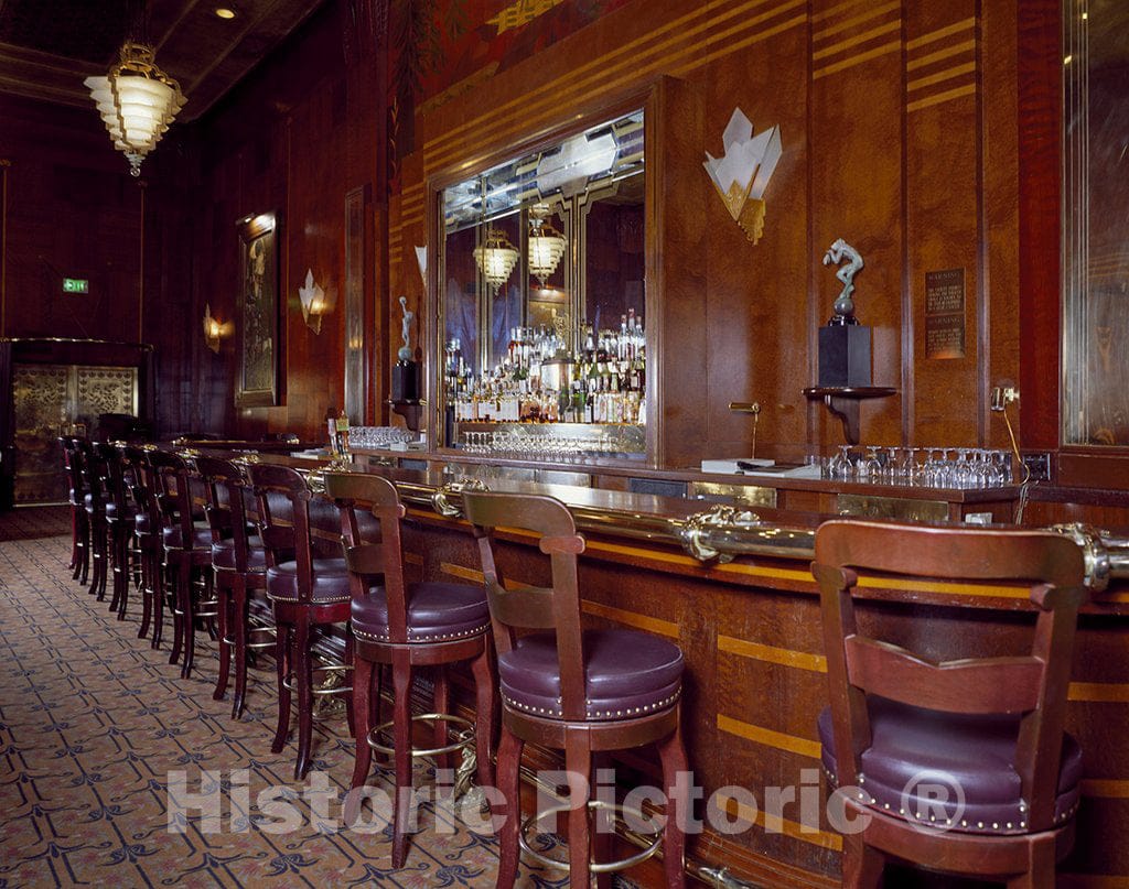 San Francisco, CA Photo - The Sophisticated Redwood Room bar in The Clift Hotel, San Francisco, CA