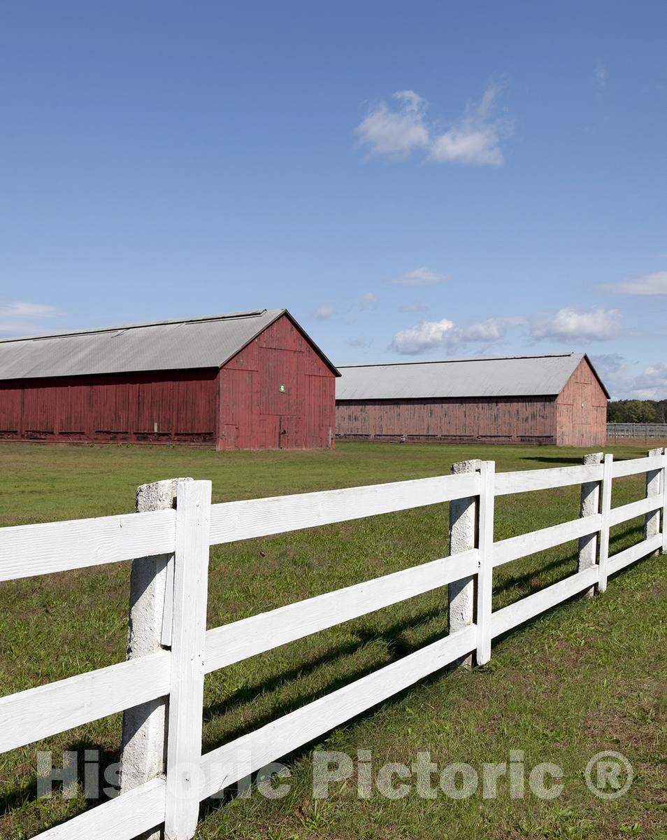 Photo- Tobacco barns in Windsor, Connecticut 4 Fine Art Photo Reproduction