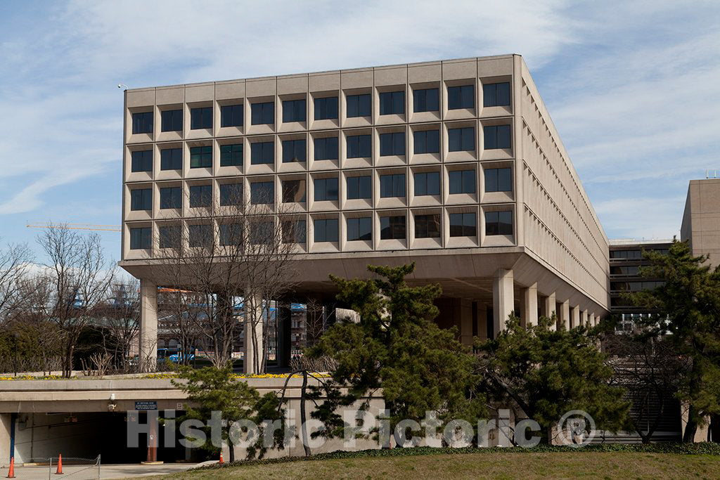 Photo - Hubert H. Humphrey Building, Located at The Foot of Capitol Hill, Washington, D.C.- Fine Art Photo Reporduction