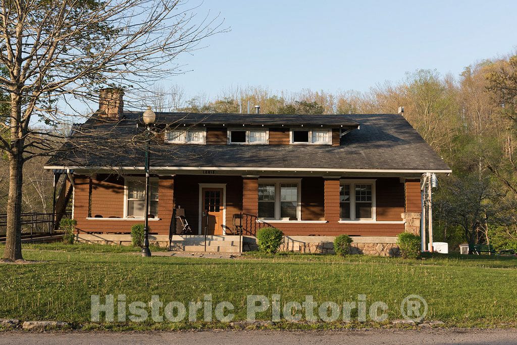 Photo - Lewis Cottage at The Jackson's Mill 4-H Camp Historic District, Also Known as West Virginia University Jackson's Mill- Fine Art Photo Reporduction